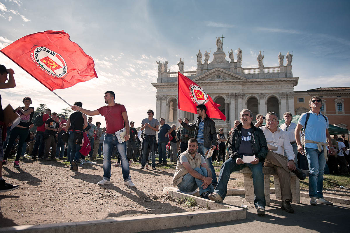 demonstration manifestazione roma no tav